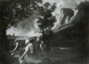 Landschaft mit Loth und seinen Töchtern