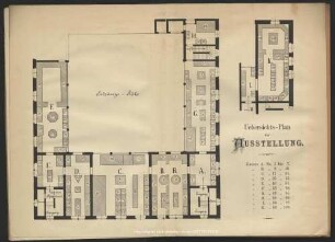 Uebersichts-Plan der Ausstellung