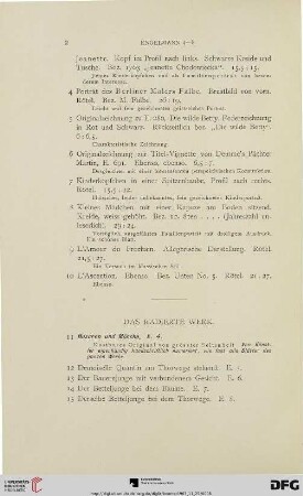 Das radierte Werk (Nr. 11-607)