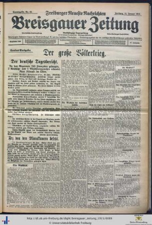 24.01.1915 (Sonderausgabe)
