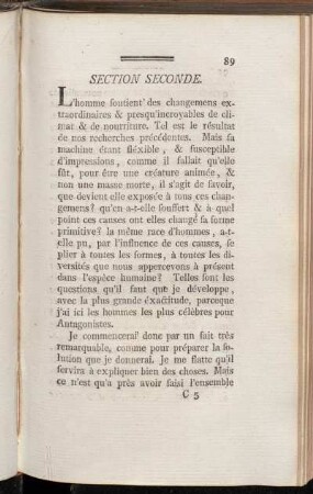 Section Seconde.