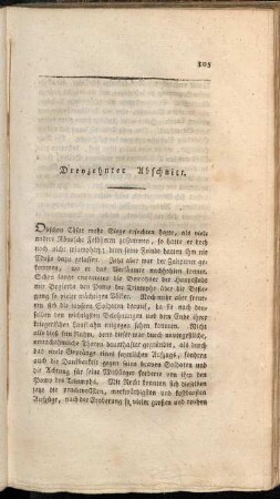 Dreyzehnter Abschnitt