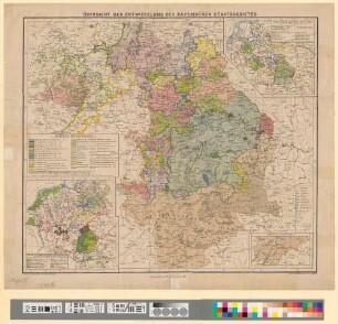 Übersicht der Entwickelung des Bayerischen Staatsgebietes