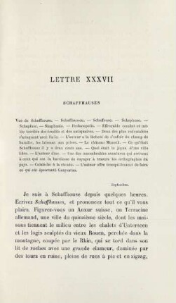 Lettre XXXVII