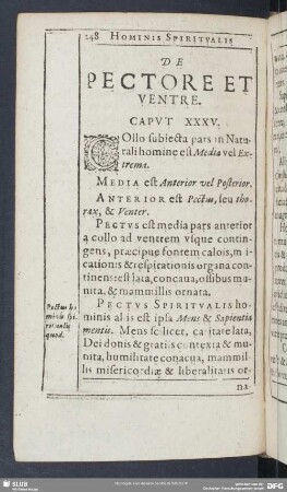 De Pectore Et Ventre. Caput XXXV.