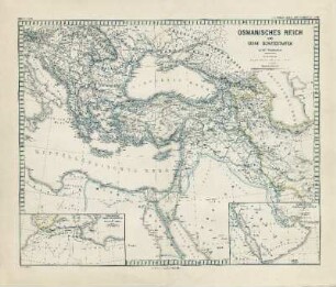Osmanisches Reich und seine Schutzstaaten im XVIIten Jahrhundert
