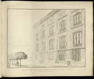 Abbildung 139. Perspectivische Ansicht des Gebaeudes der neuen Bauschule in Berlin von einem nahen Standpunkte.