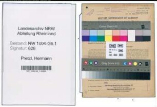 Entnazifizierung Hermann Pretzl , geb. 02.02.1900 (Chefmeister)