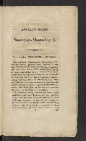 Amsterdamsche Stoomboot-maatschappij.