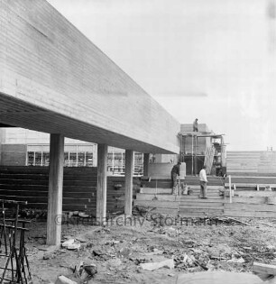 Schule am Masurenweg: Baustelle des Pädagogisches Zentrum: Außenansicht