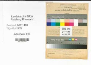 Entnazifizierung Ella Altenhein , geb. 25.04.1915 (Polizistin)