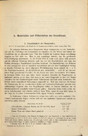 Der Grundbau unter Ausschluss der Druckluftgründungen