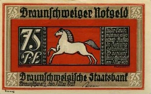 Notgeld - 75 Pfennig