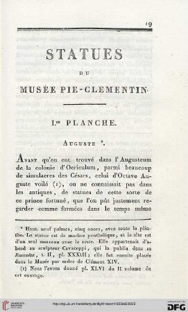 Statues du musée pie-clementin