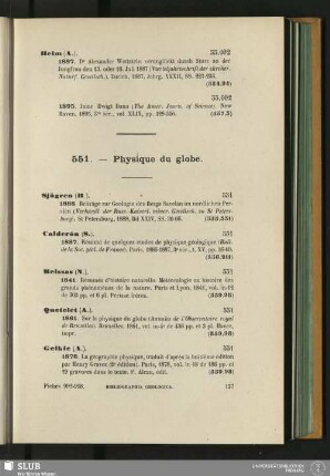 551. - Physique du globe
