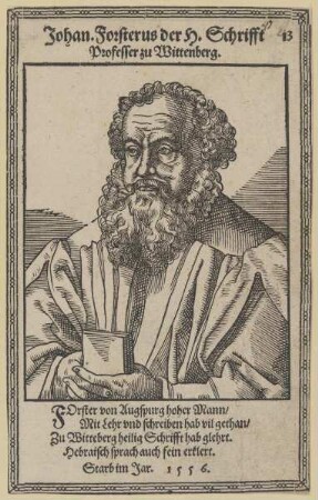 Bildnis des Johan. Forsterus