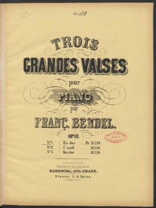 No. 1: Grande valse op. 18 No. 1