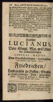 Teutscher Lucianus, ...