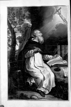 Raimundi Lulli opera iussu Johannis Guilelmi electoris Palatini egregie scripta et ligata cum duabus picturis Johannis Guilelmi et duabus Raymundi Lulli, Bd. IV: Primum testamentum Arnaldi de Nova Villa Catalani [u.a.] - BSB Clm 10493 d