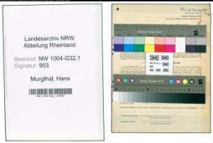 Entnazifizierung Hans Murgthal , geb. 09.12.1890 (Beamter)