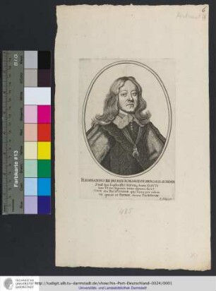 Ferdinandvs IIII D. G. Rex Romanorvm Hvngariæ & Bohemiæ / P. Aubry excud.
