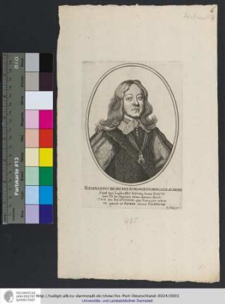 Ferdinandvs IIII D. G. Rex Romanorvm Hvngariæ & Bohemiæ / P. Aubry excud.