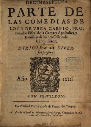 Comedias De Lope De Vega Carpio, 17