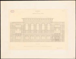 Gesellschaftshaus, Breslau: Straßenfassade