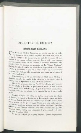 Rudyard Kipling