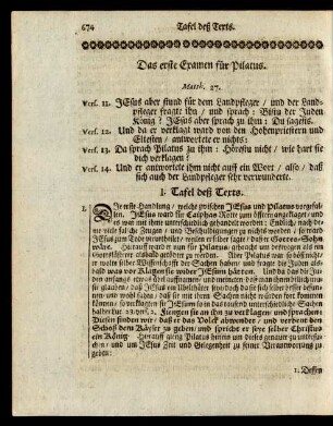[XXV.] Das erste Examen für Pilatus