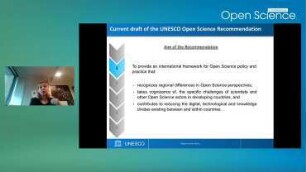 Building a Global Consensus on Open Science – the future UNESCO Recommendation on Open Science