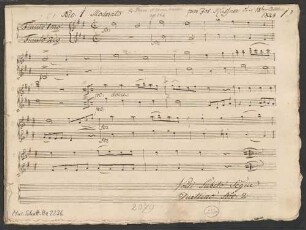 15 Duets, fl (2), op. 166, HenK 166 - BSB Mus.Schott.Ha 2236 : [heading with pencil, p. 1:] 14 Pieces et theme varie // op. 166