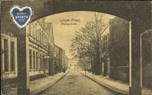 Lingen (Ems). Marienstraße.