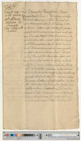 Testament der Clara Stüvers, Witwe des Ratsmannes Claus Stüvers.
