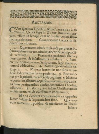Auctarium.