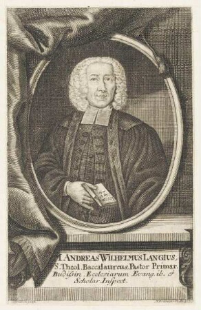 Bildnis des Andreas Wilhelmus Langius