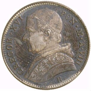 Münze, 20 Baiocchi, 1838