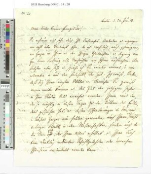 Brief an Franz Claudius