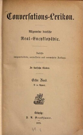 Brockhaus' Conversations-Lexicon : Vollständig in 15 Bänden, 1
