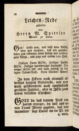 18-62, Leichen-Rede