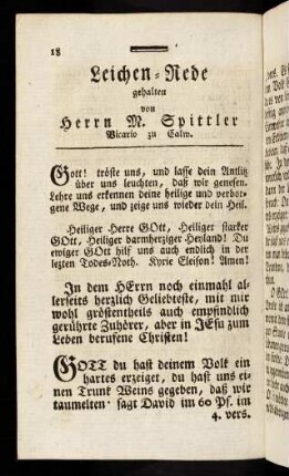 18-62, Leichen-Rede