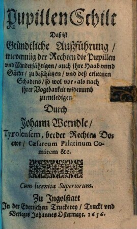 Pupillen Schilt