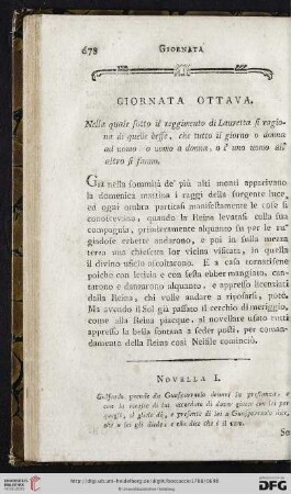 Giornata ottava