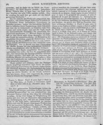 Traité de paix signé à Paris le 30 mai 1814 et traités et conventions signés dans la měme ville le 20 novembre 1815. Paris: Mame 1815