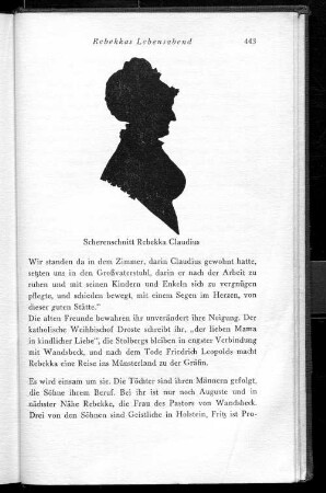 Scherenschnitt Rebekka Claudius