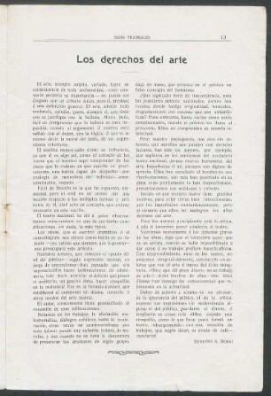 Los derechos del arte