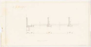 Park Hotel, Posen: Wandschrank Grundriss Detail