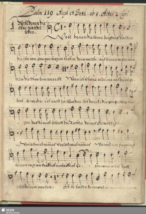 Wohl denen die ohne Wandel leben; SWV 482-492