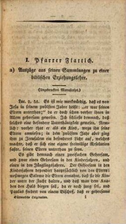 Süddeutsche Originalien ... : In Fragmenten gezeichnet von ihnen selbst, 3. Flattich, Hahn, Hosch