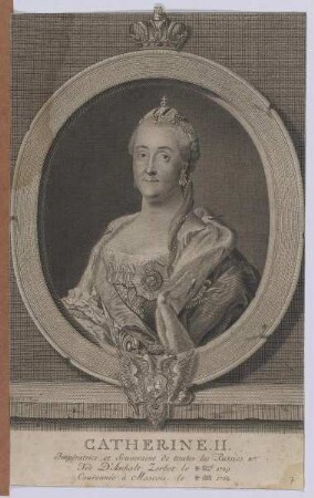 Bildnis der Catherine II., Zarin von Russland